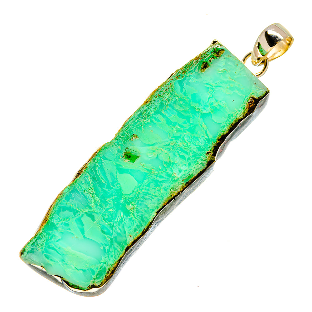 Green Fuchsite Pendants handcrafted by Ana Silver Co - PD756970