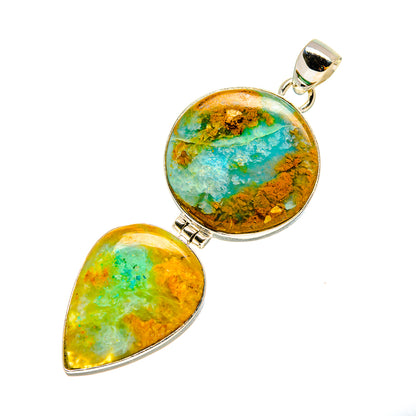 Peruvian Opal Pendants handcrafted by Ana Silver Co - PD756972