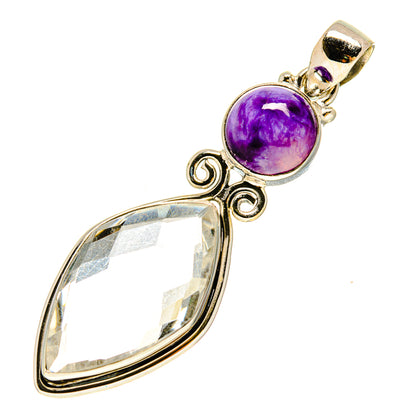 White Quartz Pendants handcrafted by Ana Silver Co - PD756975