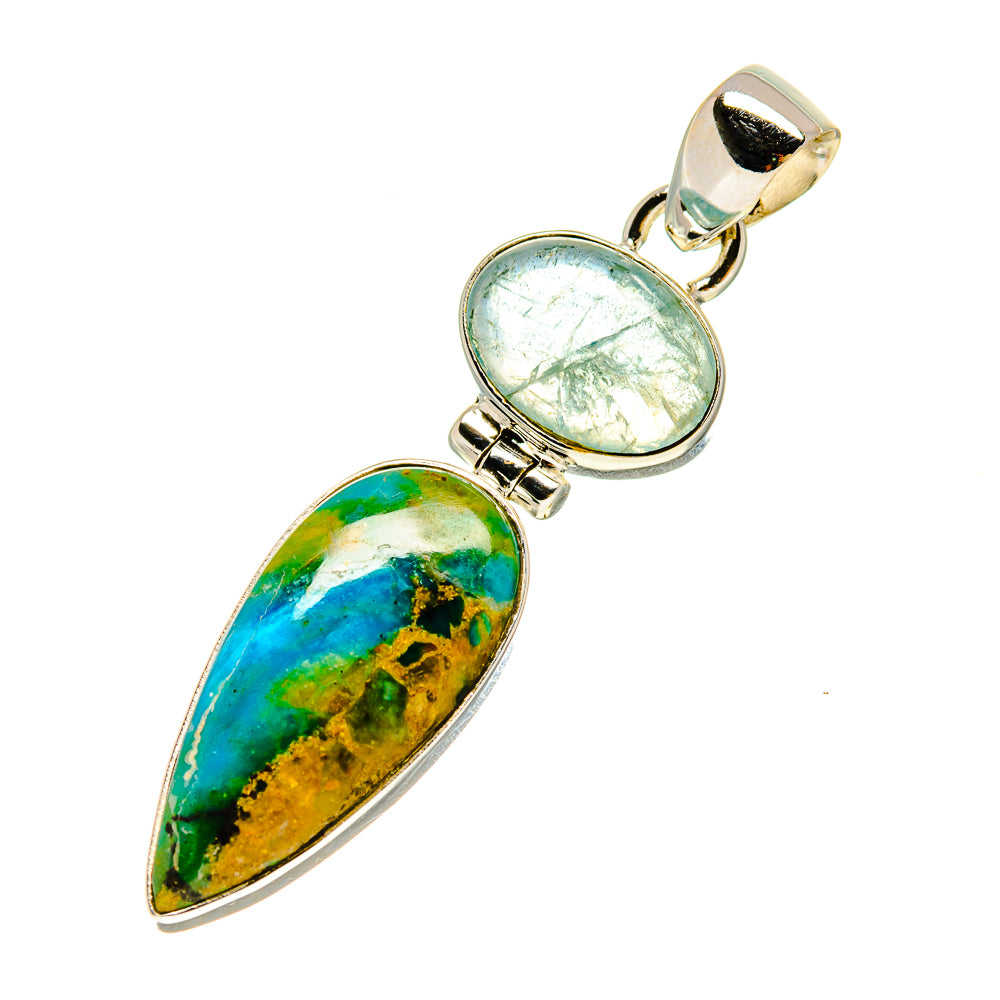 Chrysocolla Pendants handcrafted by Ana Silver Co - PD756980