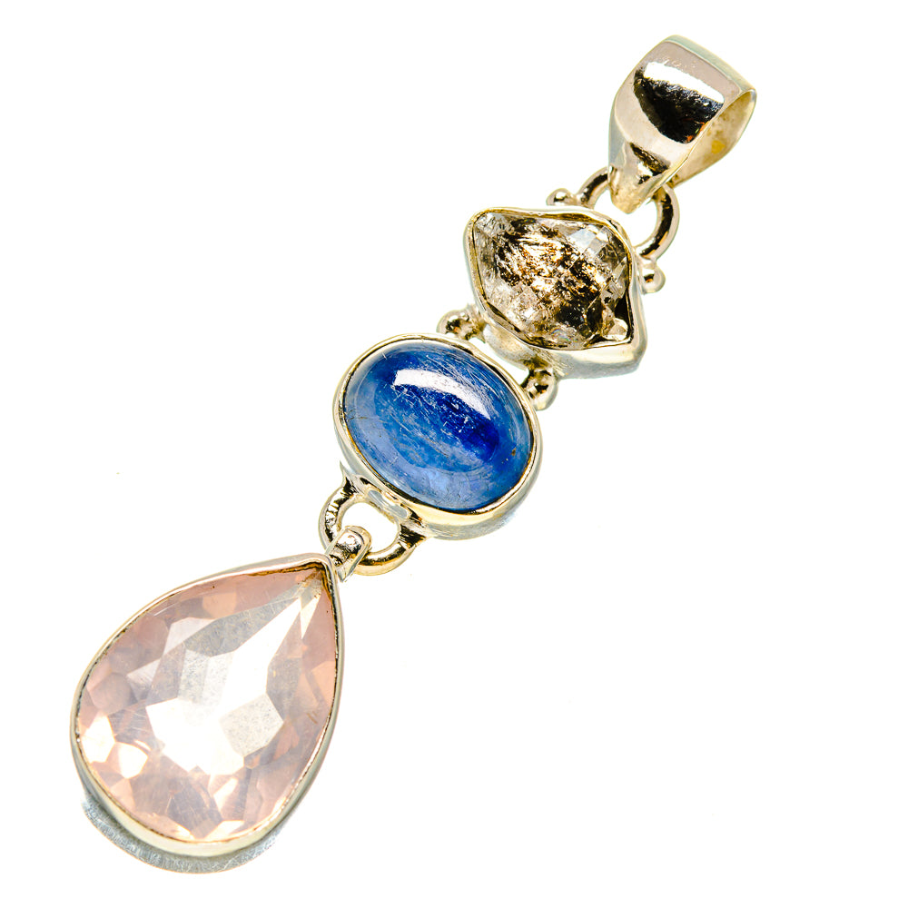 Rose Quartz Pendants handcrafted by Ana Silver Co - PD756990