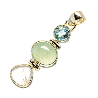 Aquamarine Pendants handcrafted by Ana Silver Co - PD756993