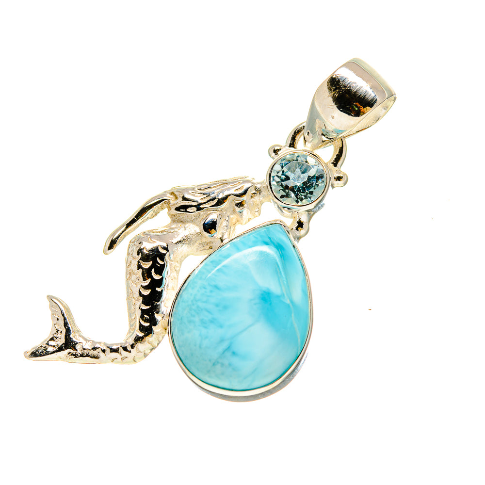 Larimar Pendants handcrafted by Ana Silver Co - PD757007