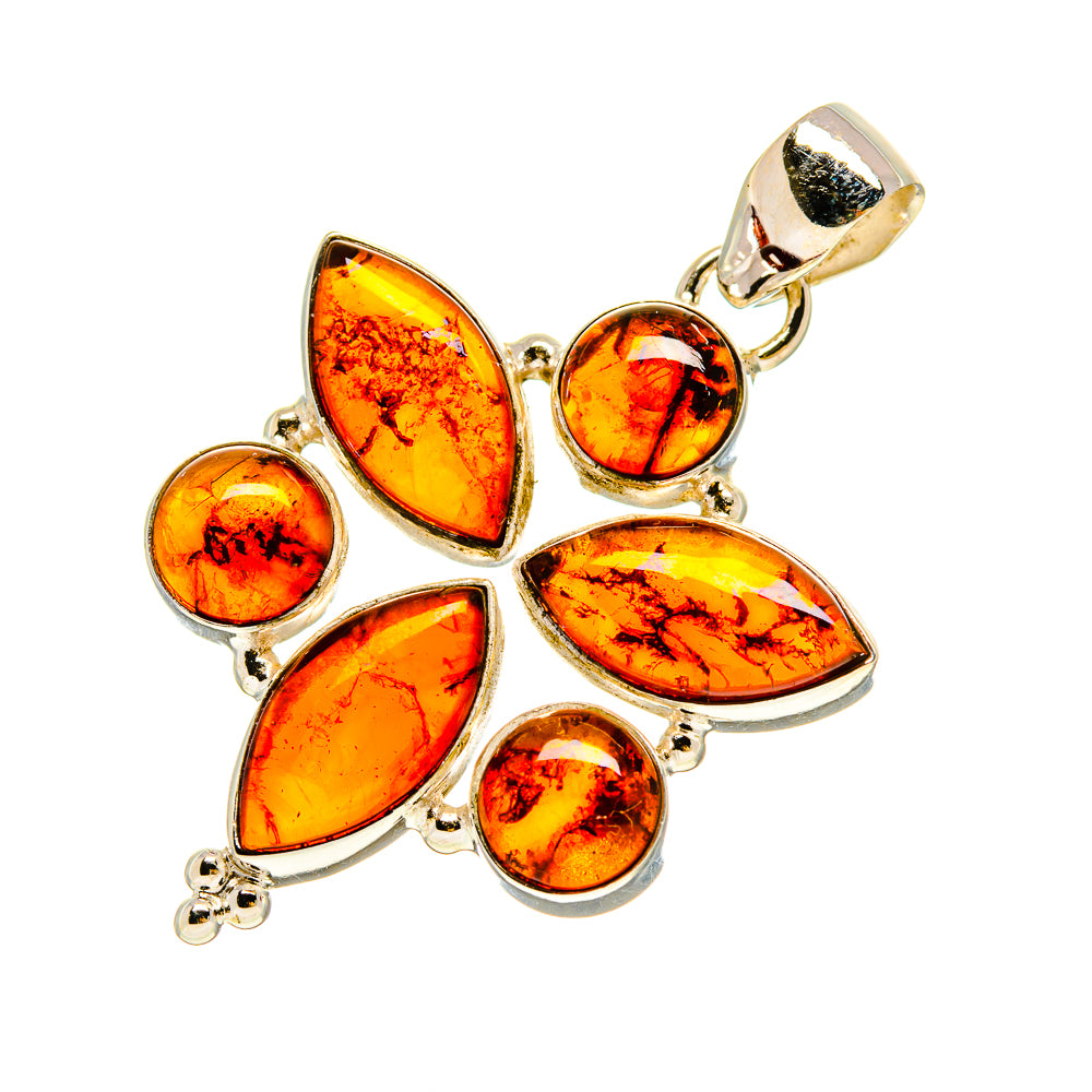 Baltic Amber Pendants handcrafted by Ana Silver Co - PD757008