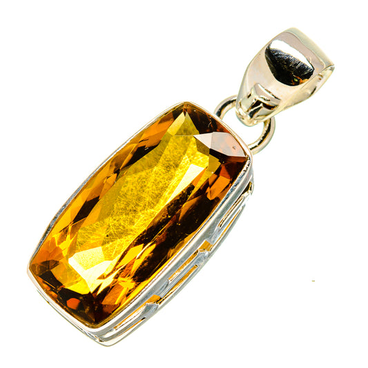Mandarin Citrine Pendants handcrafted by Ana Silver Co - PD757009