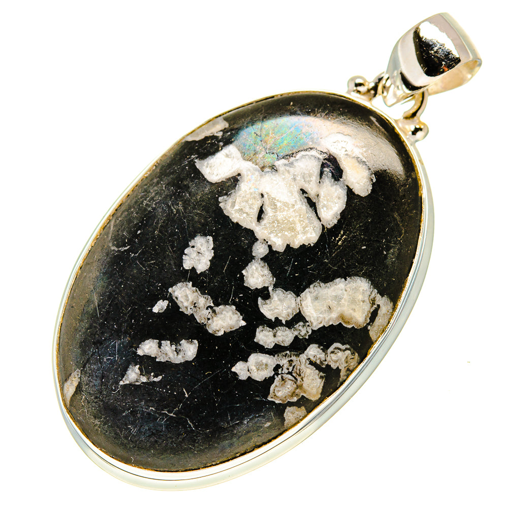 Chrysanthemum Stone Pendants handcrafted by Ana Silver Co - PD757025 - Photo 2
