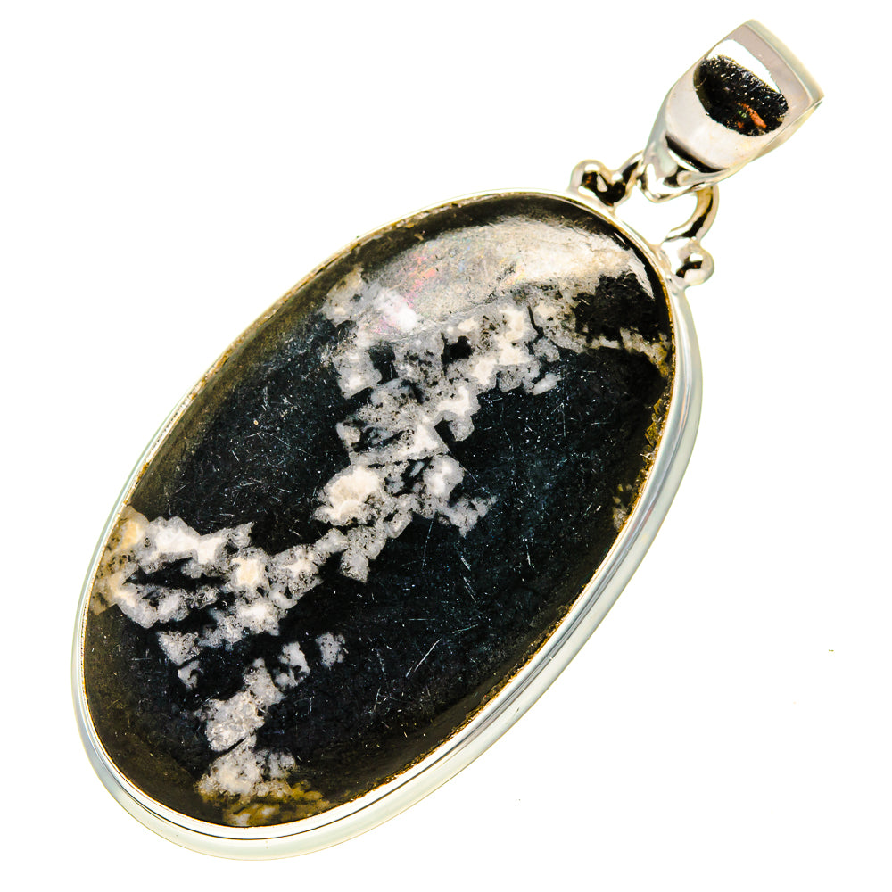 Chrysanthemum Stone Pendants handcrafted by Ana Silver Co - PD757026