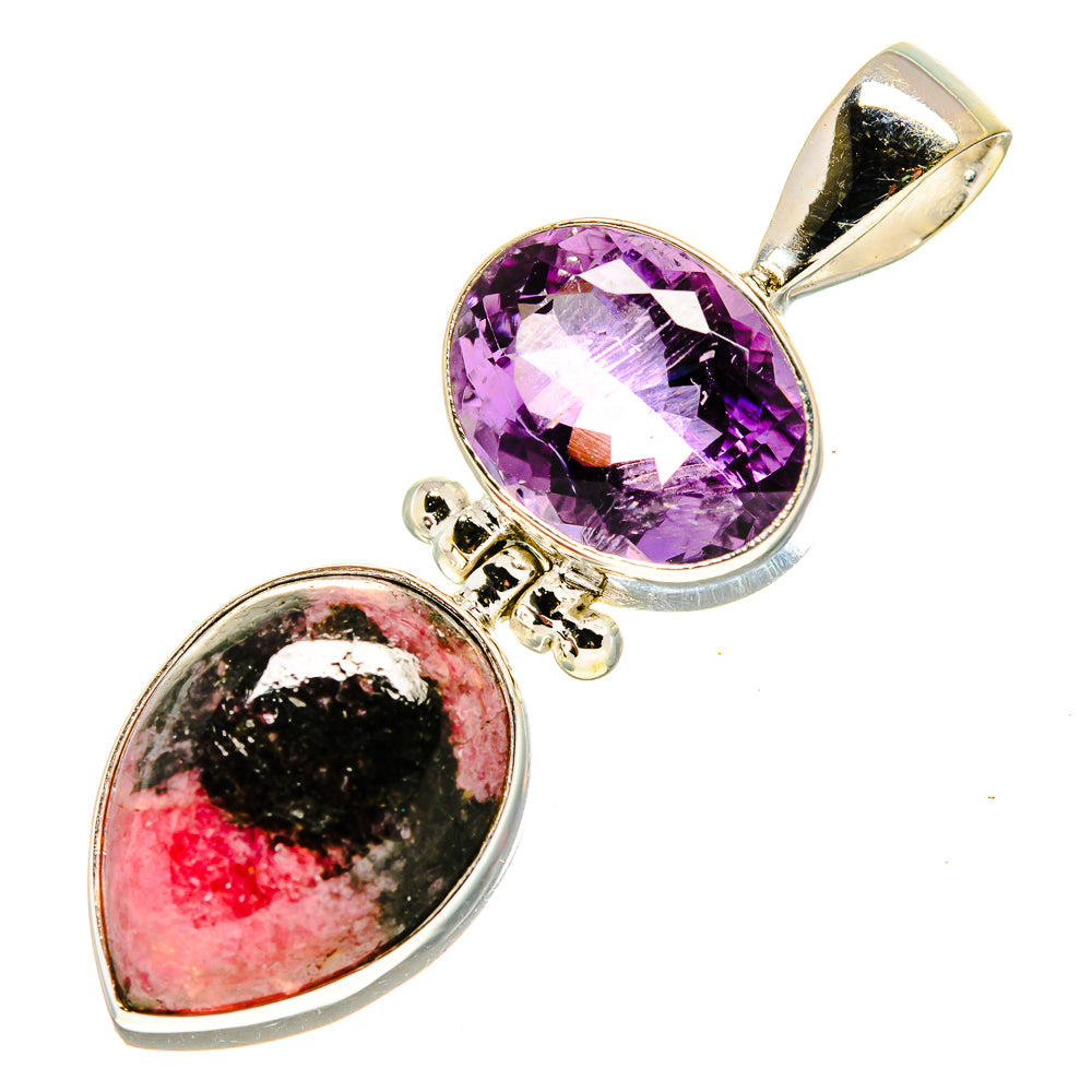 Rhodonite Pendants handcrafted by Ana Silver Co - PD757032