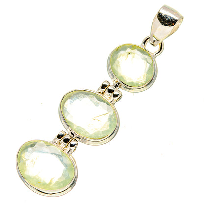 Prehnite Pendants handcrafted by Ana Silver Co - PD757036