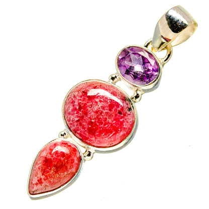 Rhodonite Pendants handcrafted by Ana Silver Co - PD757043