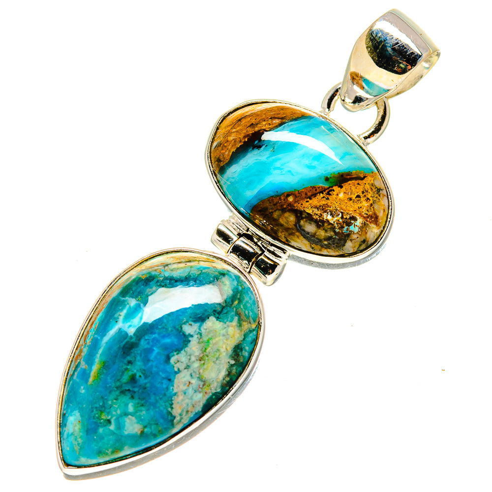 Peruvian Opal Pendants handcrafted by Ana Silver Co - PD757048