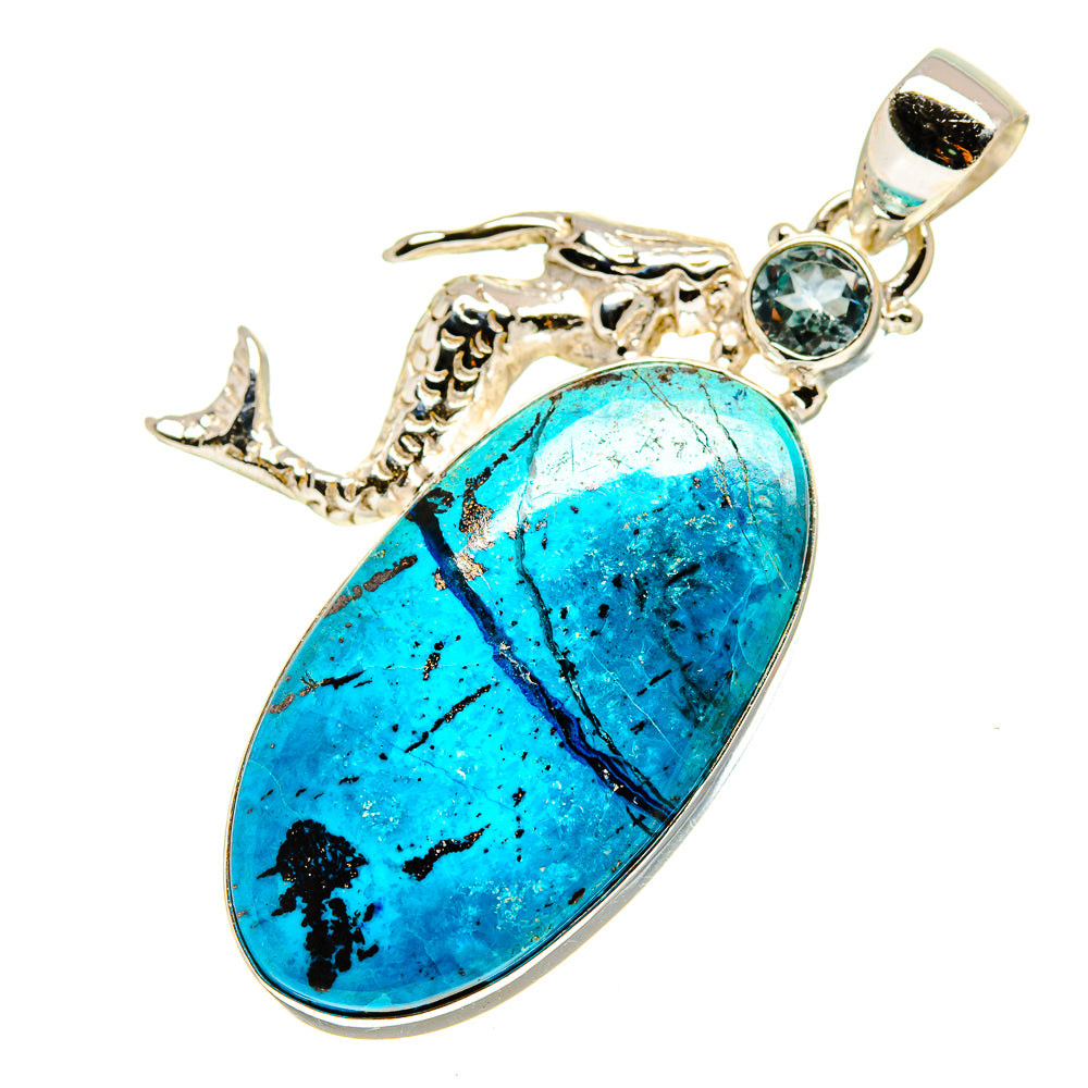 Chrysocolla Pendants handcrafted by Ana Silver Co - PD757057
