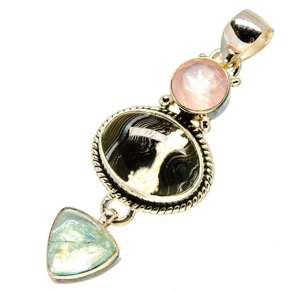 Pinolith Jasper Pendants handcrafted by Ana Silver Co - PD757058