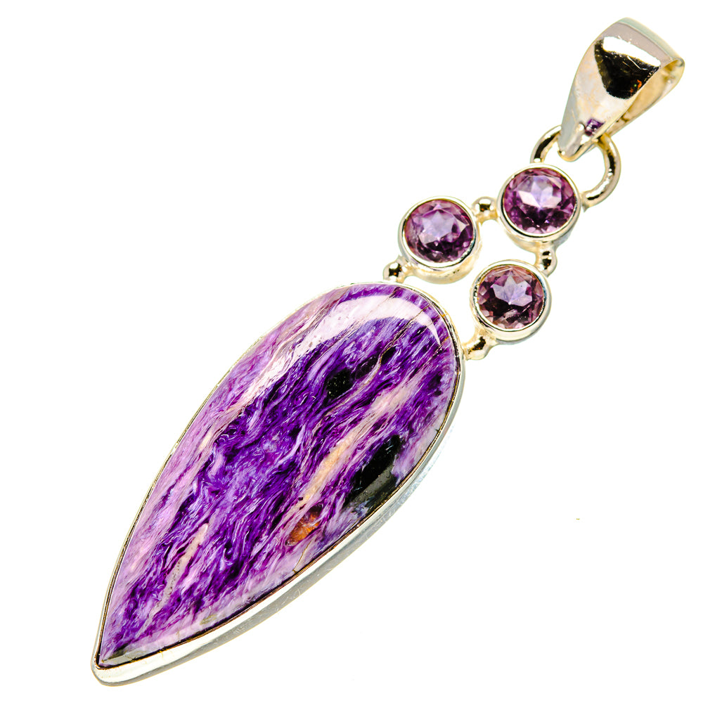 Charoite Pendants handcrafted by Ana Silver Co - PD757059