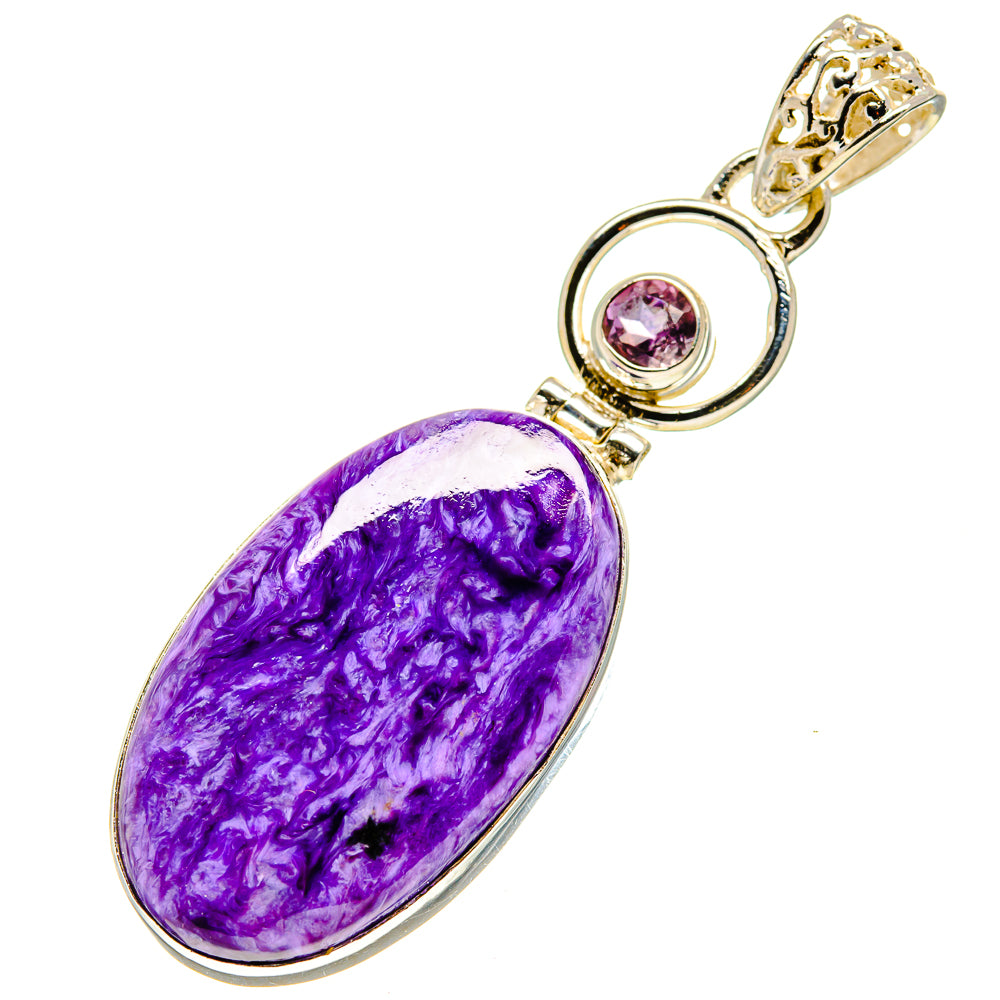 Charoite Pendants handcrafted by Ana Silver Co - PD757060