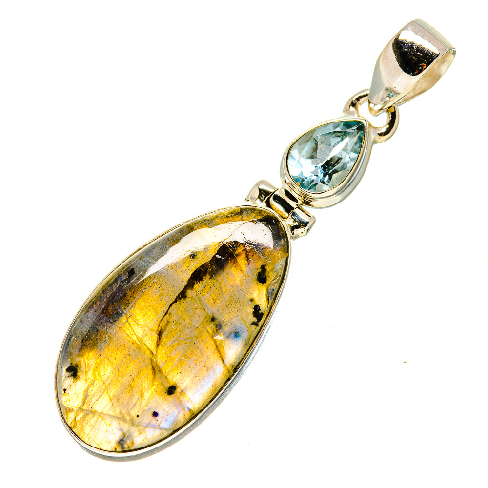 Labradorite Pendants handcrafted by Ana Silver Co - PD757063