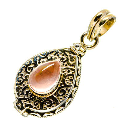Rose Quartz Pendants handcrafted by Ana Silver Co - PD757082