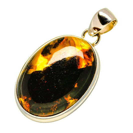 Black Agate Pendants handcrafted by Ana Silver Co - PD757083