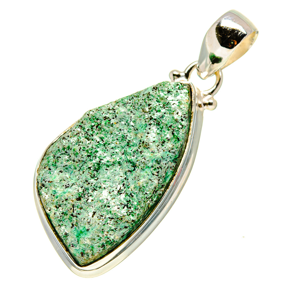 Green Fuchsite Pendants handcrafted by Ana Silver Co - PD757085 - Photo 2