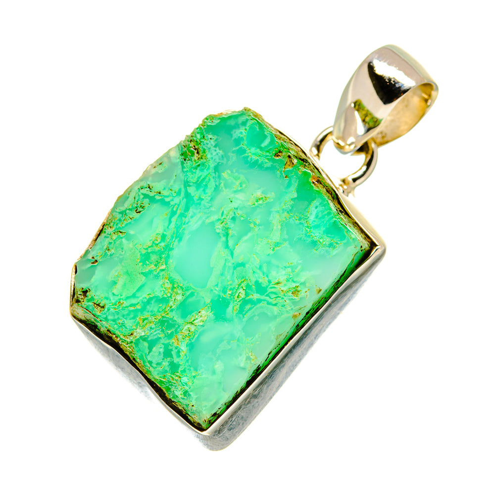 Green Fuchsite Pendants handcrafted by Ana Silver Co - PD757095