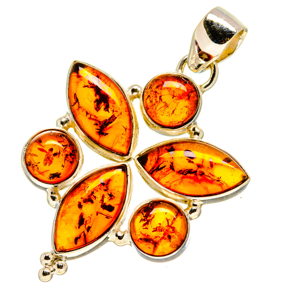 Baltic Amber Pendants handcrafted by Ana Silver Co - PD757099