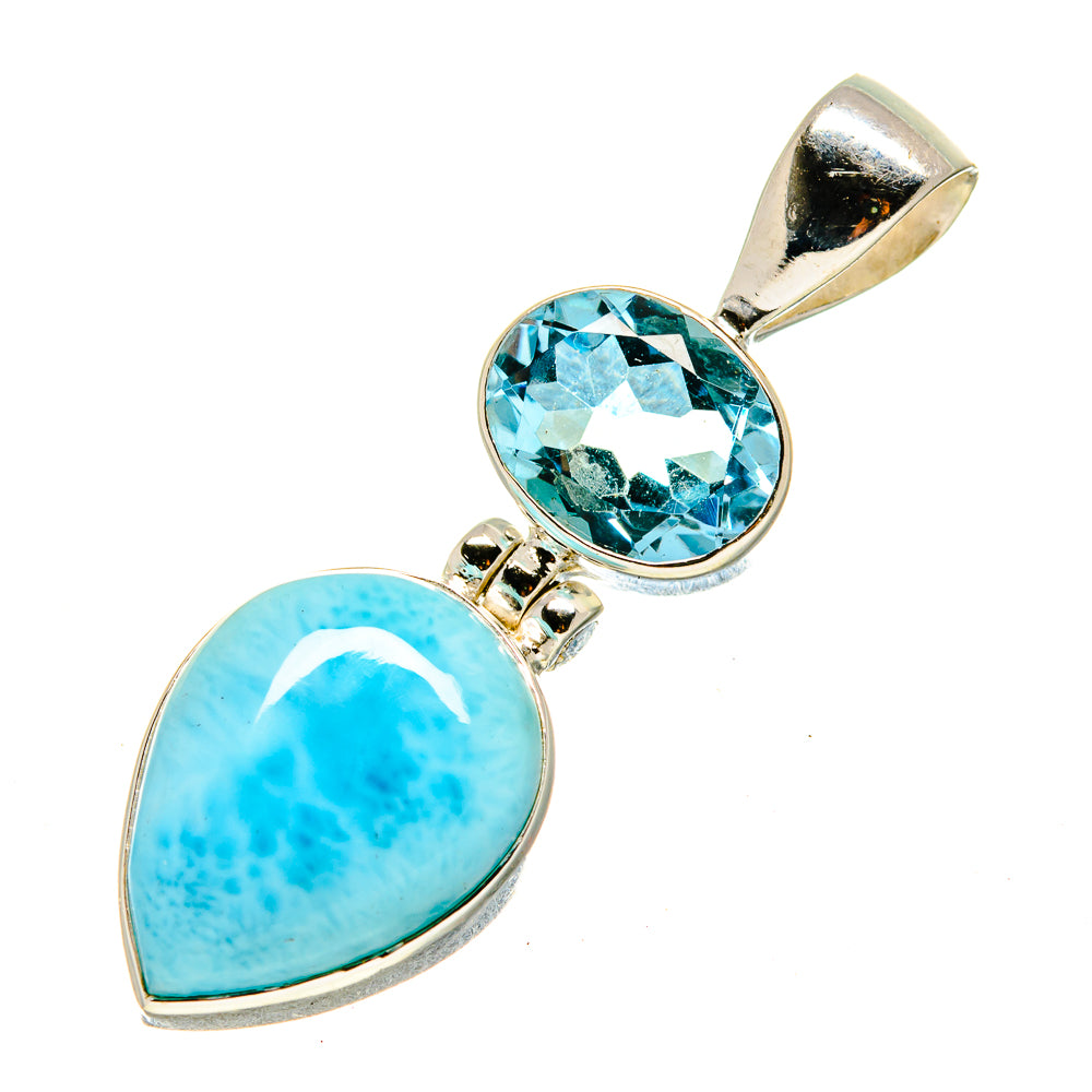 Larimar Pendants handcrafted by Ana Silver Co - PD757105