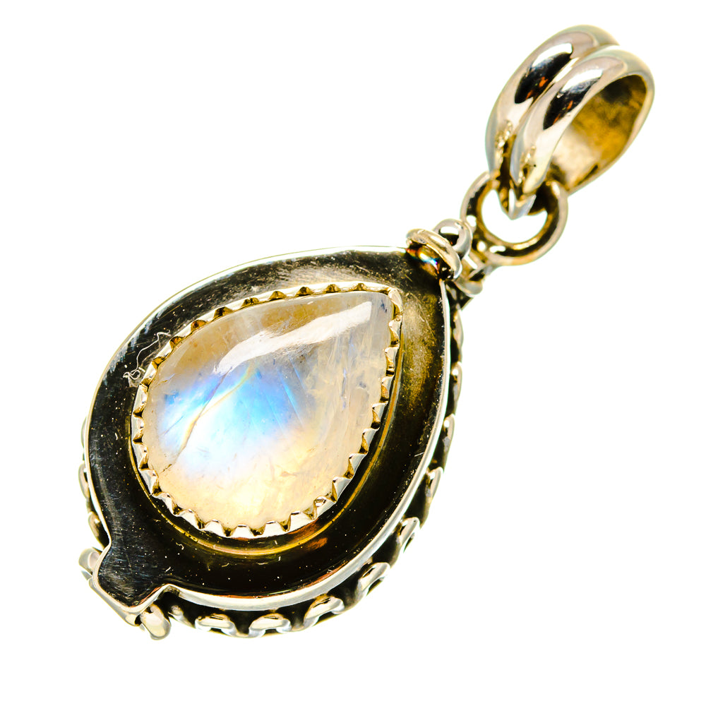 Rainbow Moonstone Pendants handcrafted by Ana Silver Co - PD757125