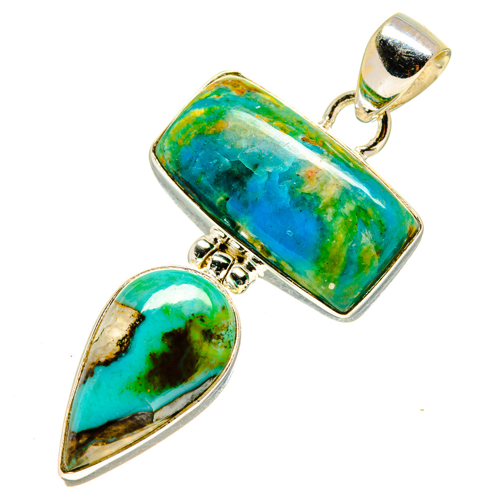 Peruvian Opal Pendants handcrafted by Ana Silver Co - PD757140
