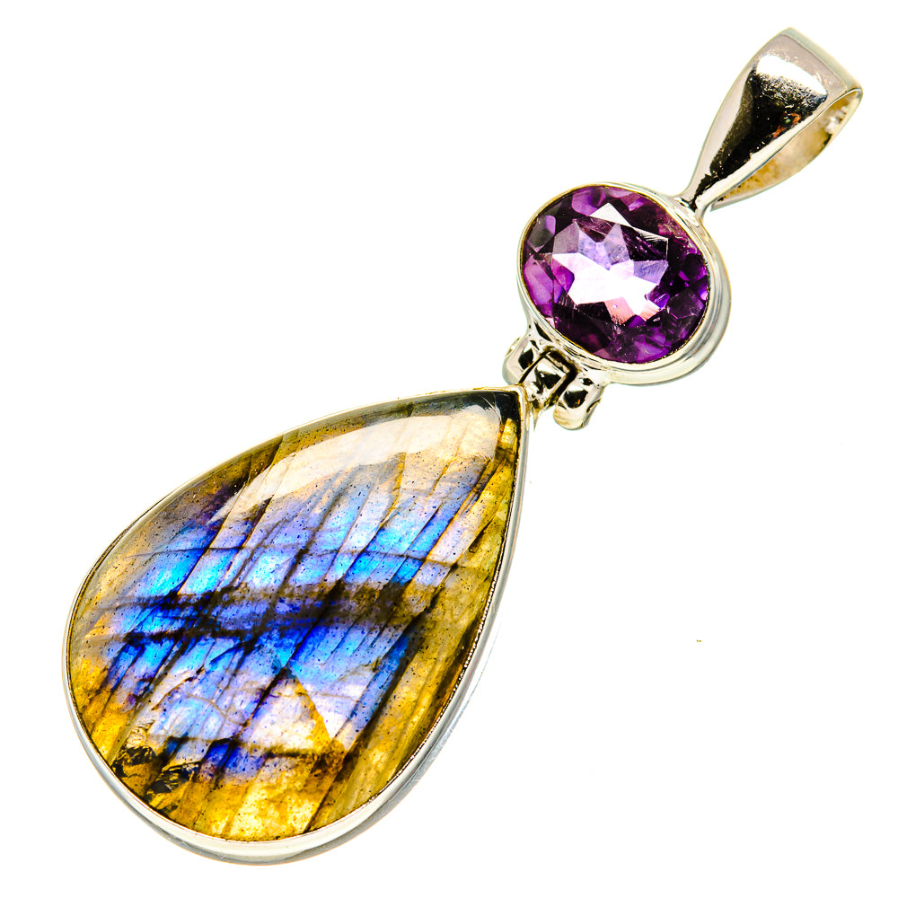 Labradorite Pendants handcrafted by Ana Silver Co - PD757143