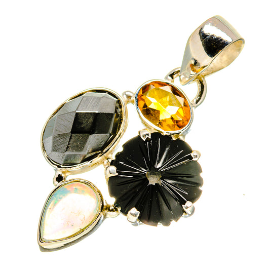 Hematite Pendants handcrafted by Ana Silver Co - PD757148
