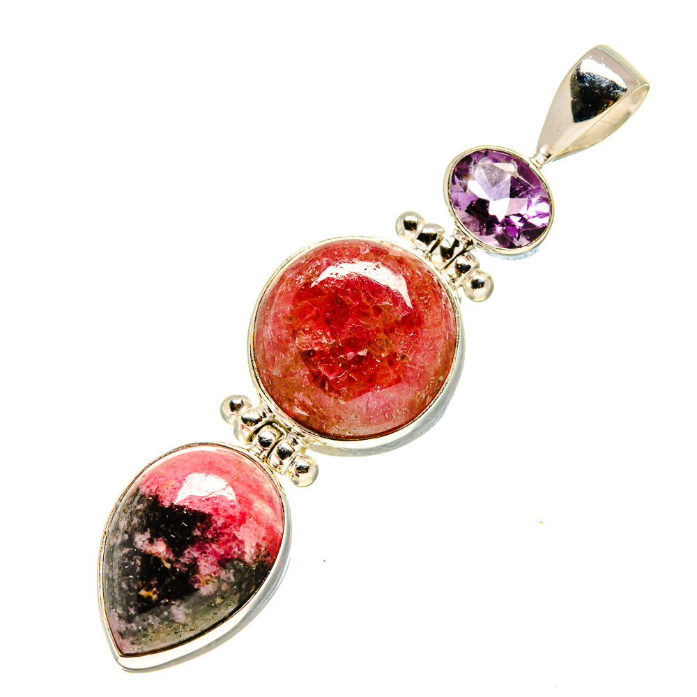Rhodonite Pendants handcrafted by Ana Silver Co - PD757154