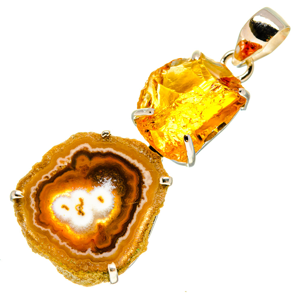 Solar Quartz Pendants handcrafted by Ana Silver Co - PD757183