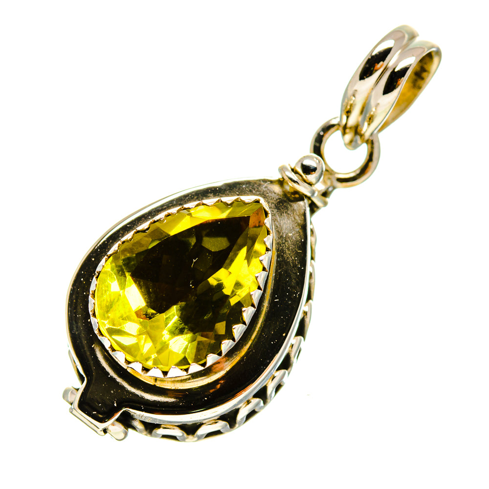 Lemon Quartz Pendants handcrafted by Ana Silver Co - PD757192