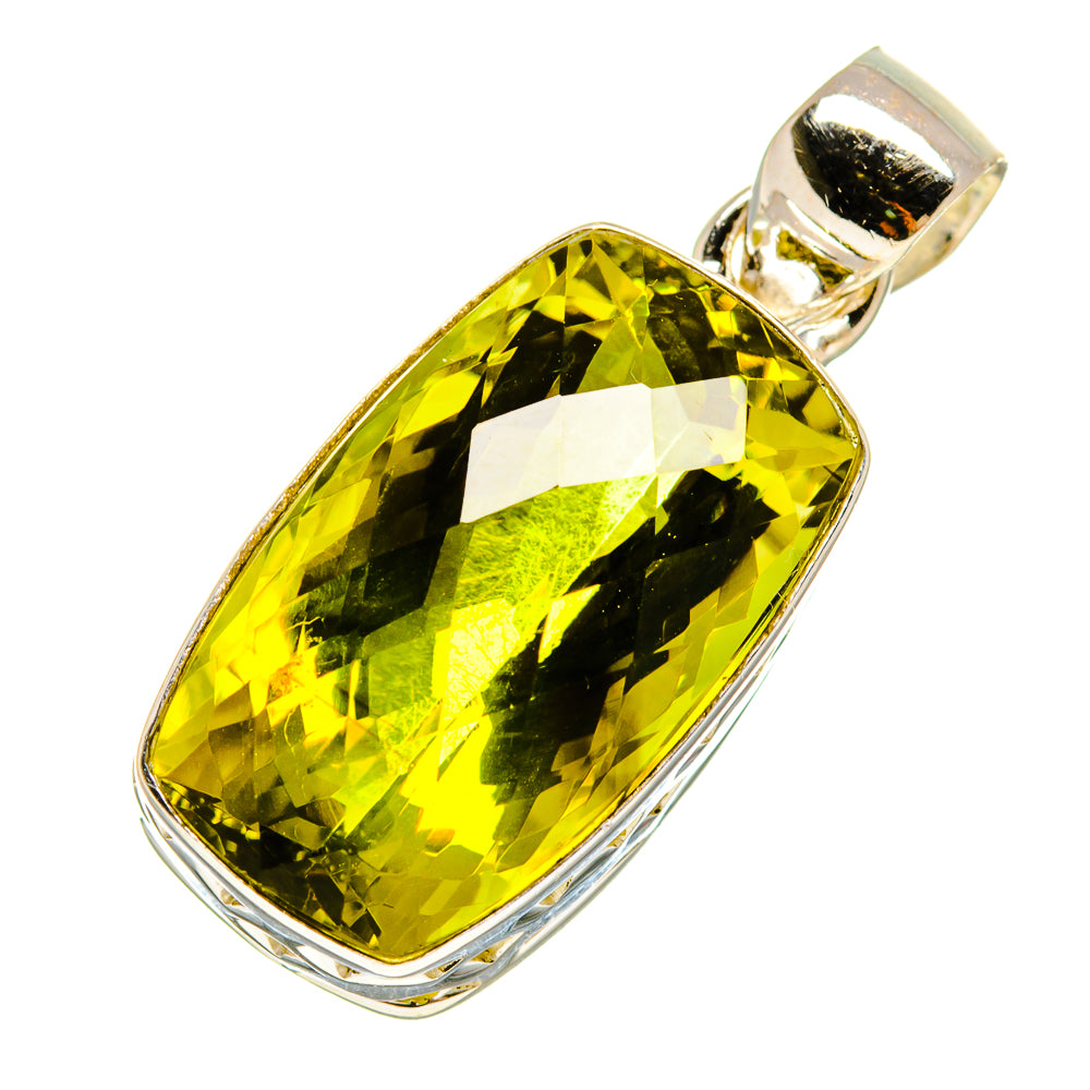 Lemon Quartz Pendants handcrafted by Ana Silver Co - PD757193