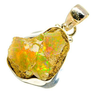 Ethiopian Opal Pendants handcrafted by Ana Silver Co - PD757203