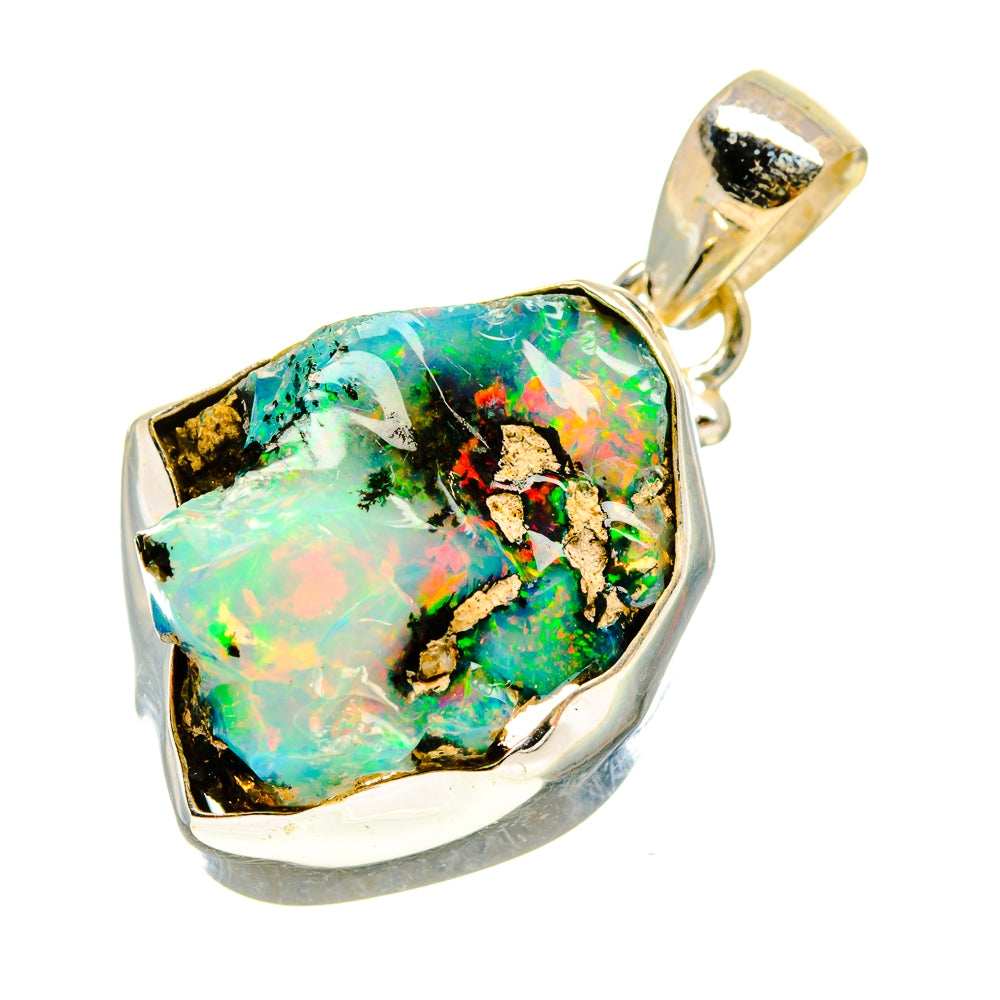 Ethiopian Opal Pendants handcrafted by Ana Silver Co - PD757205