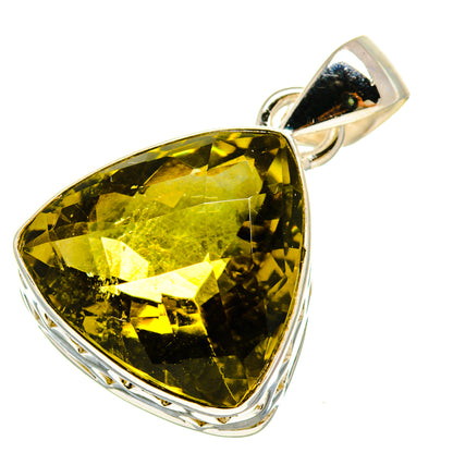 Lemon Quartz Pendants handcrafted by Ana Silver Co - PD757209
