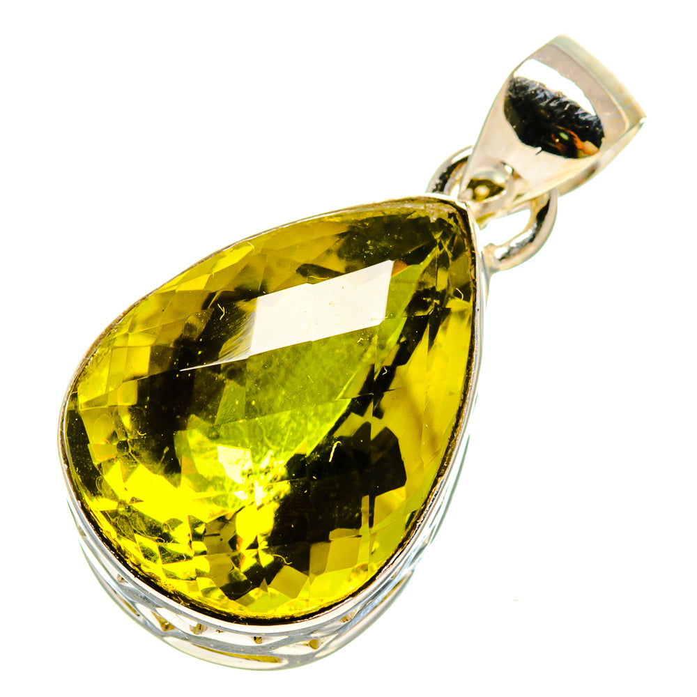 Lemon Quartz Pendants handcrafted by Ana Silver Co - PD757210