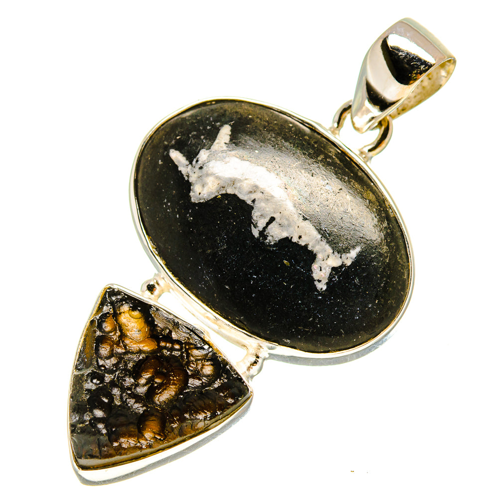 Pinolith Jasper Pendants handcrafted by Ana Silver Co - PD757215