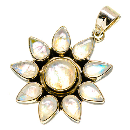 Rainbow Moonstone Pendants handcrafted by Ana Silver Co - PD757220