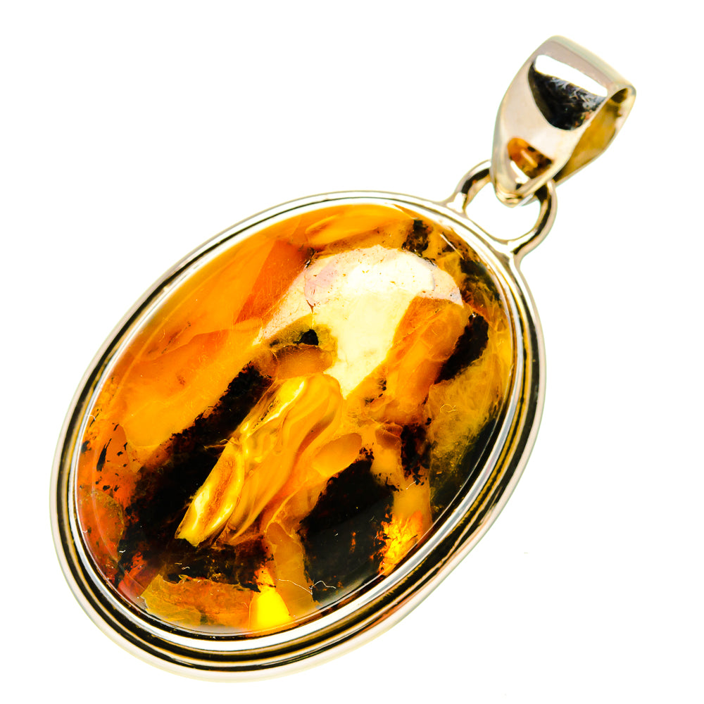Peanut Wood Jasper Pendants handcrafted by Ana Silver Co - PD757223
