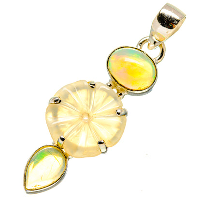 Ethiopian Opal Pendants handcrafted by Ana Silver Co - PD757228