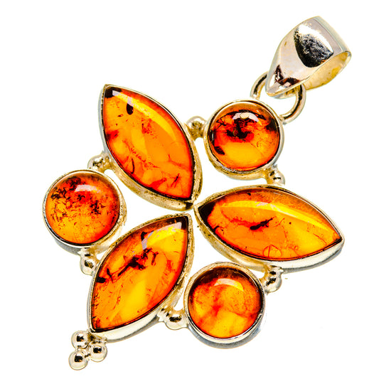 Baltic Amber Pendants handcrafted by Ana Silver Co - PD757235