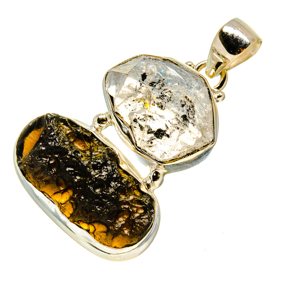 Tektite Pendants handcrafted by Ana Silver Co - PD757246