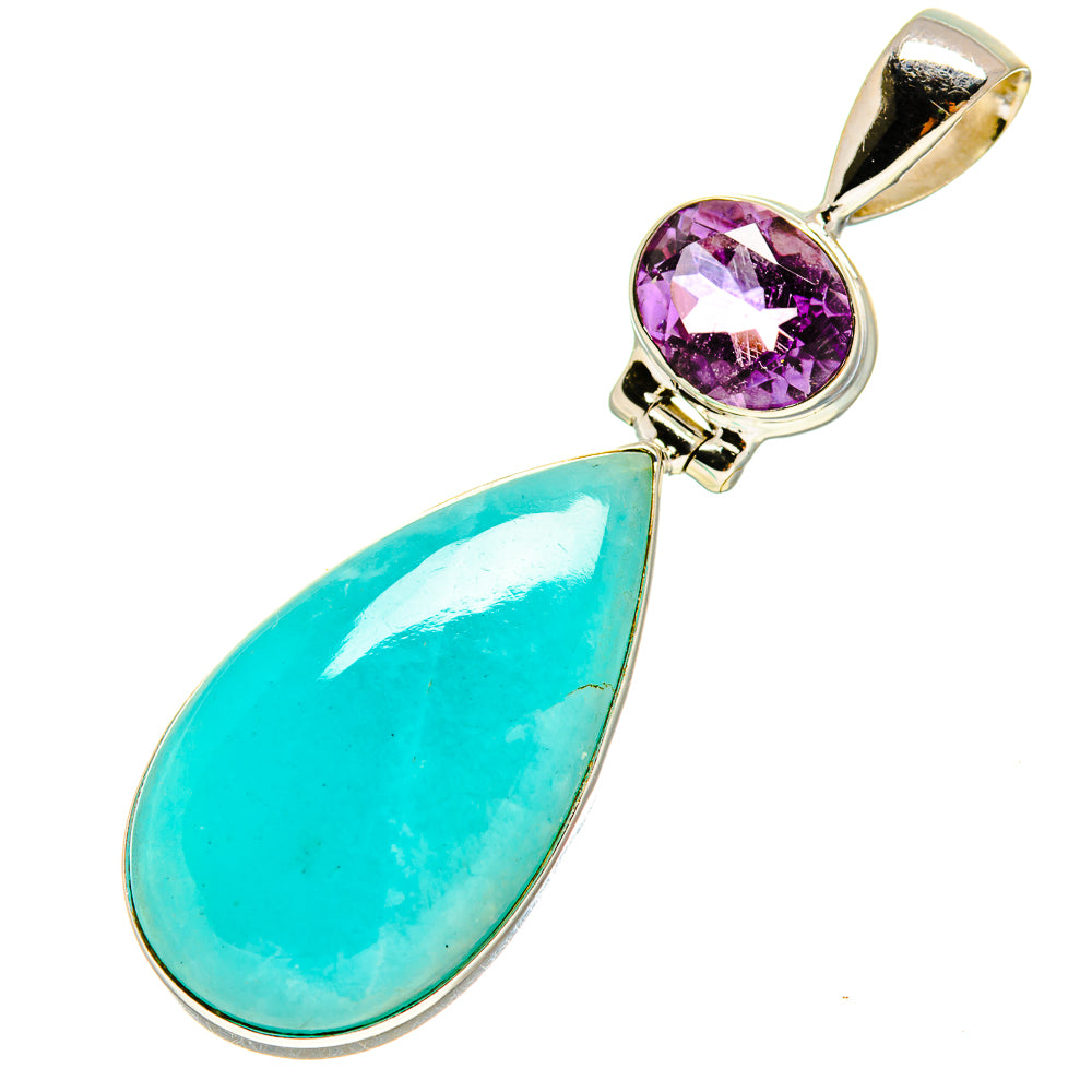 Amazonite Pendants handcrafted by Ana Silver Co - PD757264