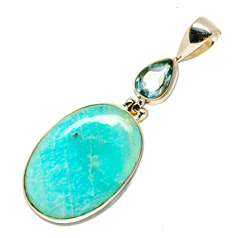 Amazonite Pendants handcrafted by Ana Silver Co - PD757265