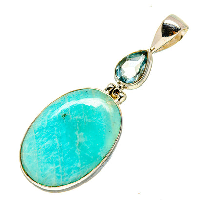Amazonite Pendants handcrafted by Ana Silver Co - PD757265