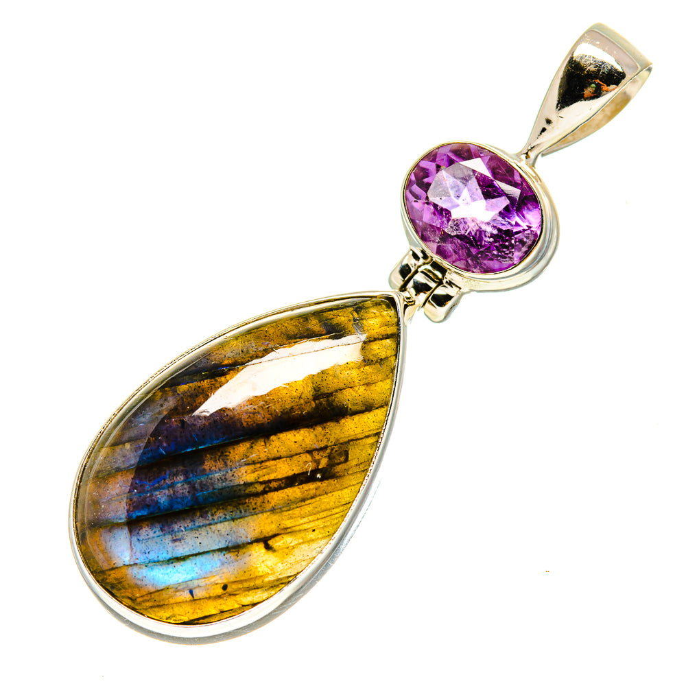 Labradorite Pendants handcrafted by Ana Silver Co - PD757273