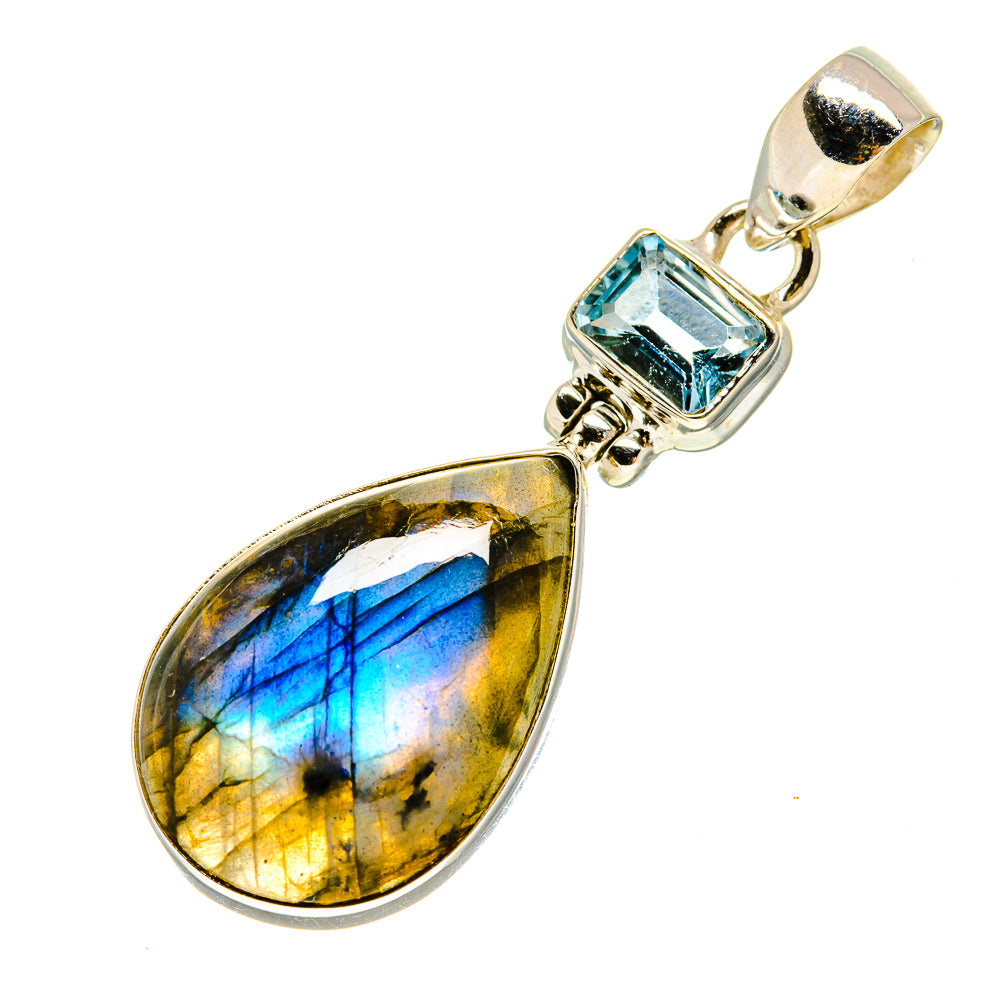 Labradorite Pendants handcrafted by Ana Silver Co - PD757274