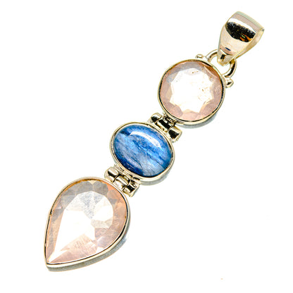 Rose Quartz Pendants handcrafted by Ana Silver Co - PD757280